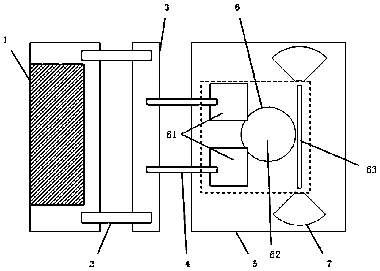 A passive visible light to infrared light converter