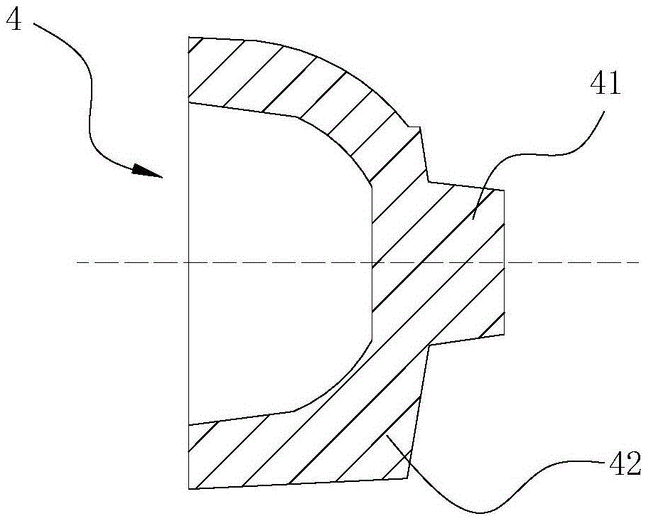 Forging forming process of large thick-walled head with support and nozzle