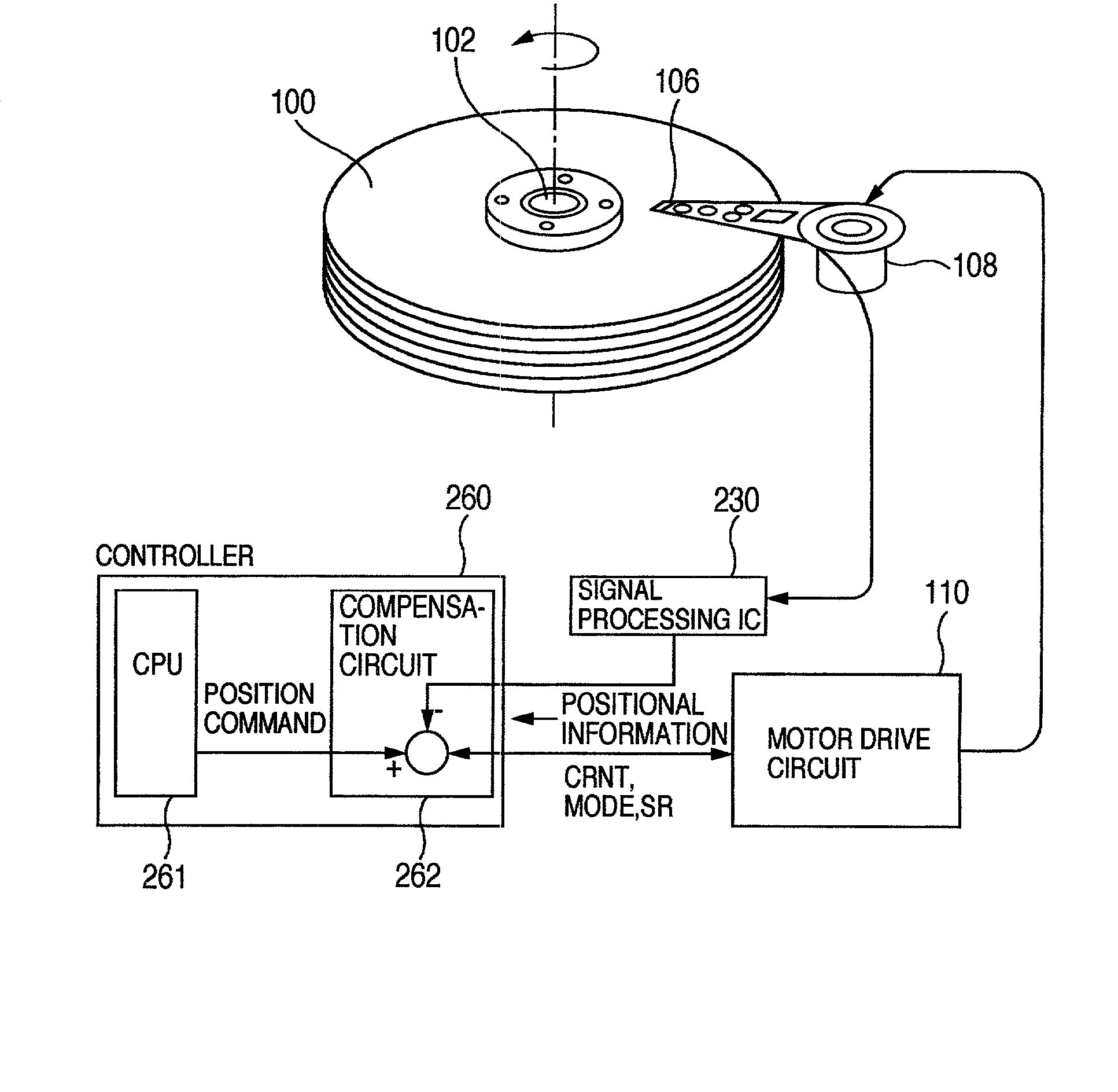Magnetic disk storage apparatus