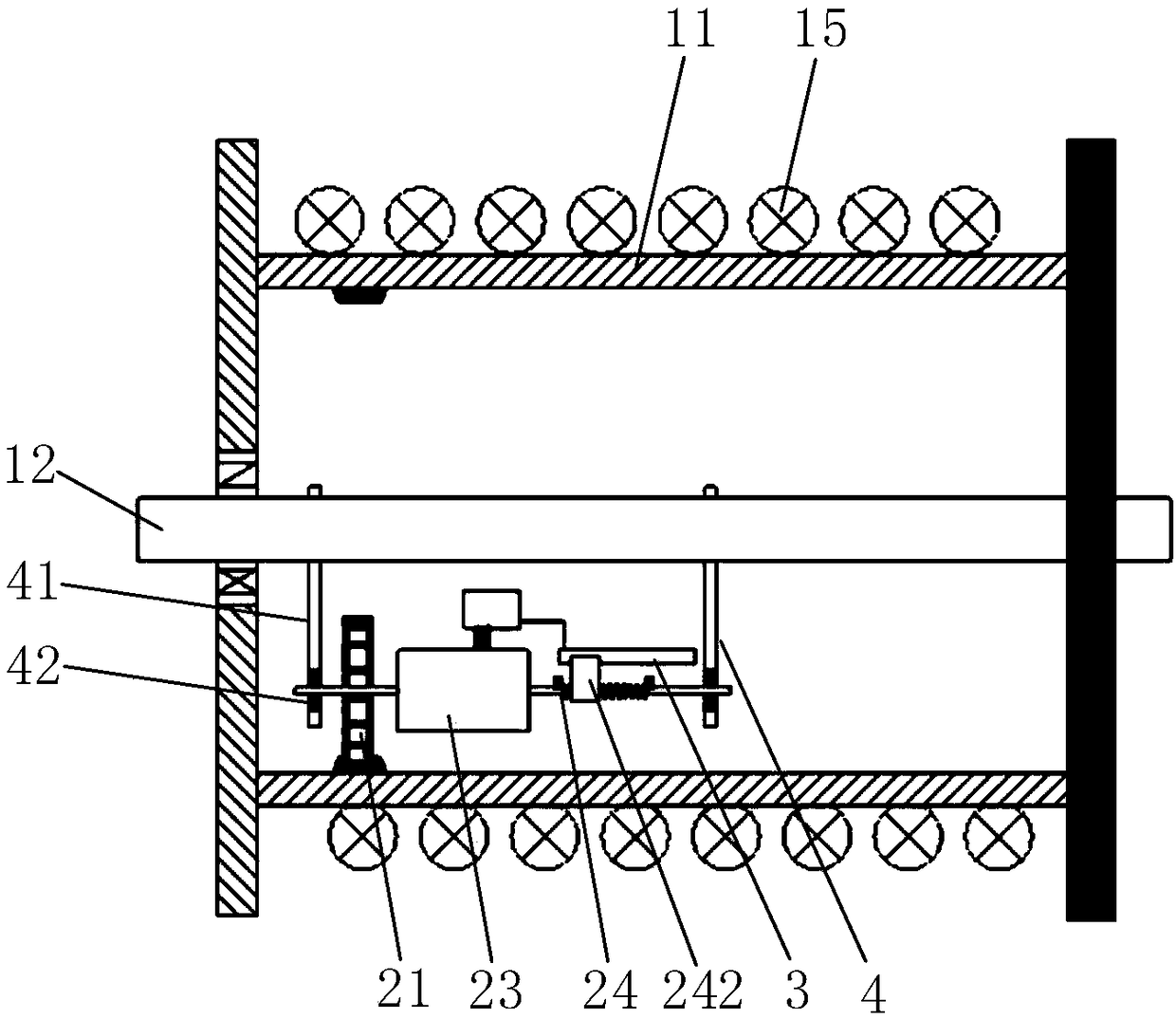 Arranging and recovering system for marine operation