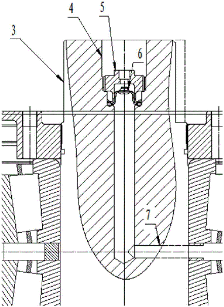 Hobbing cutter with function of adjusting inner cavity pressure balance of bearing