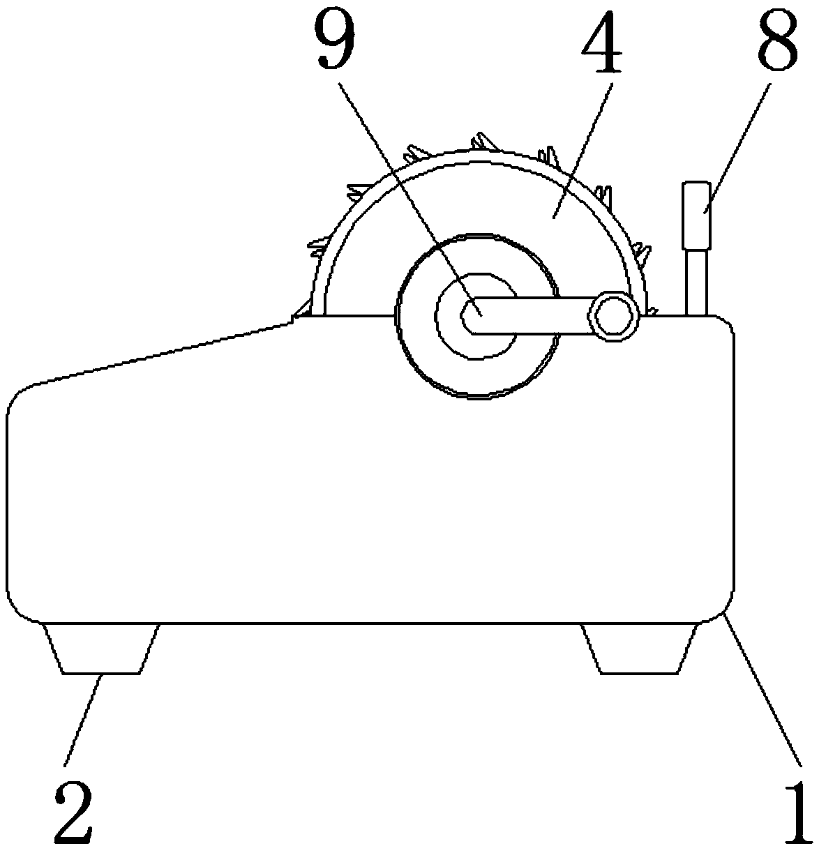 Tea stem separation device with function of facilitating centralized collection of tea