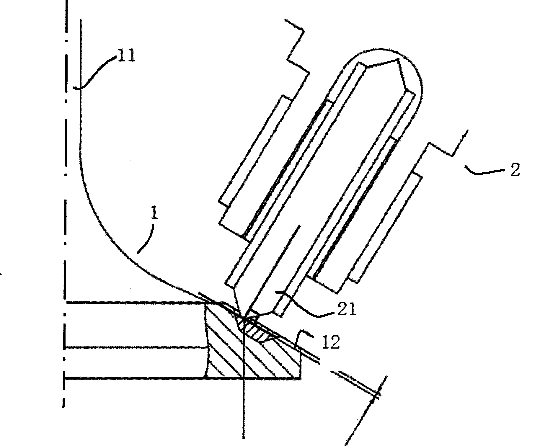 Rolling method for exhaust valve surface