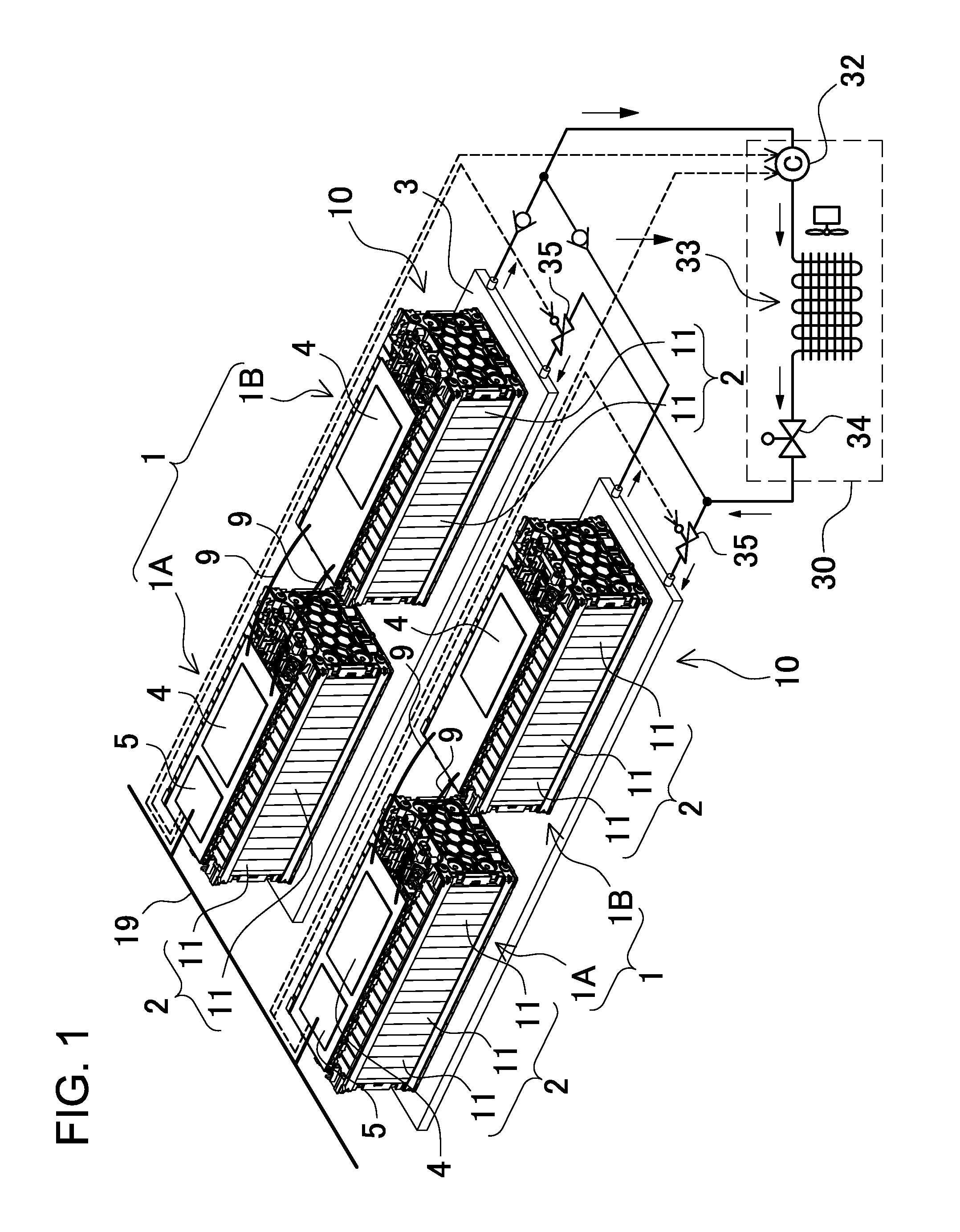Power source apparatus and vehicle equipped with the power source apparatus