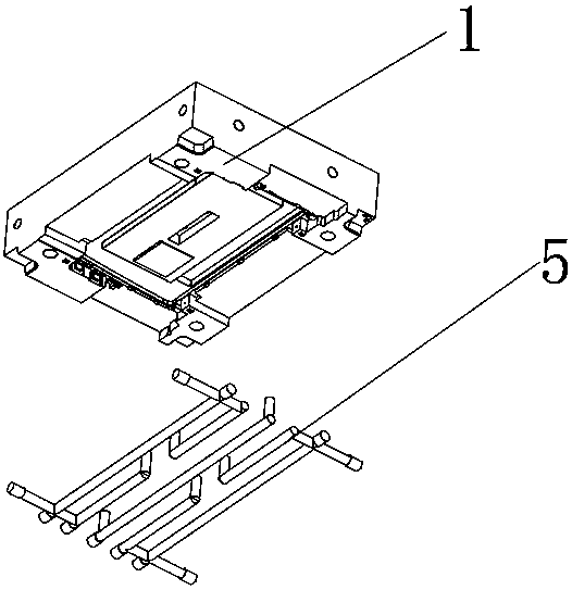 Injection molding process for ultrahigh-flatness liquid crystal screen supporting panel