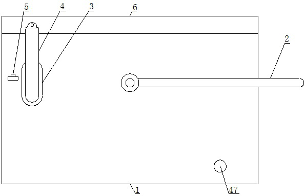 Portable alternating current power supply connecting and leading device