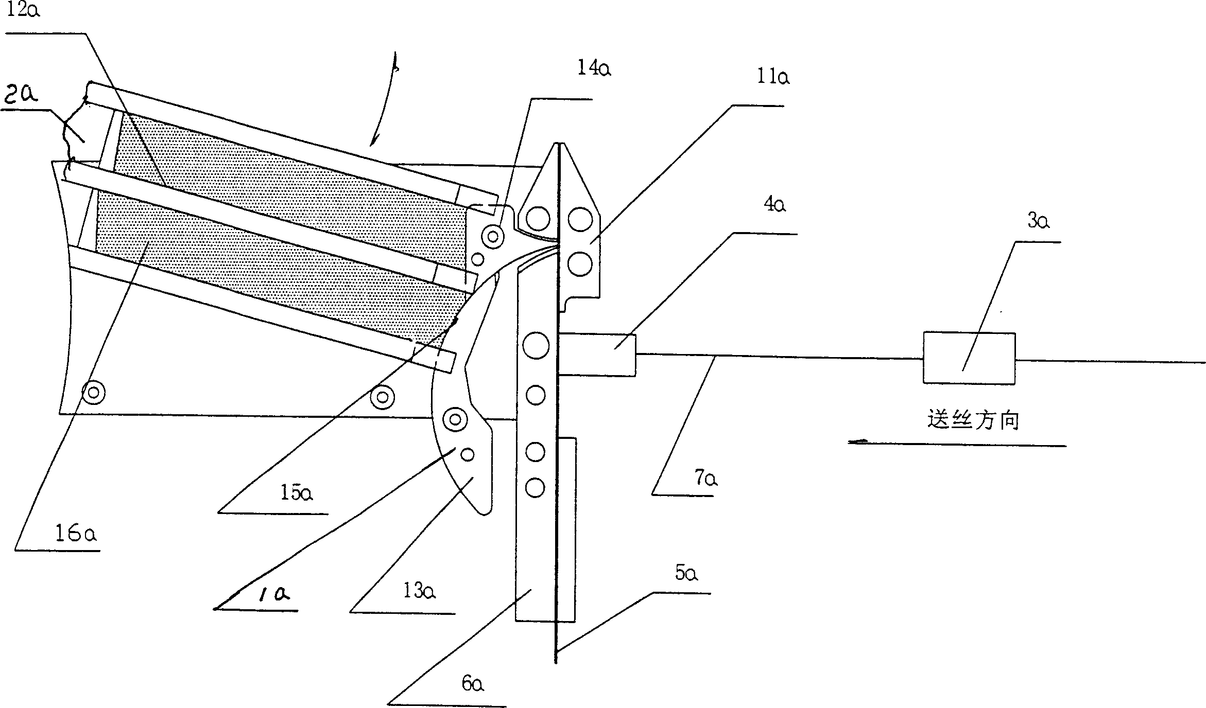 Hairs embedded device for hairbrush in odd shaped holes