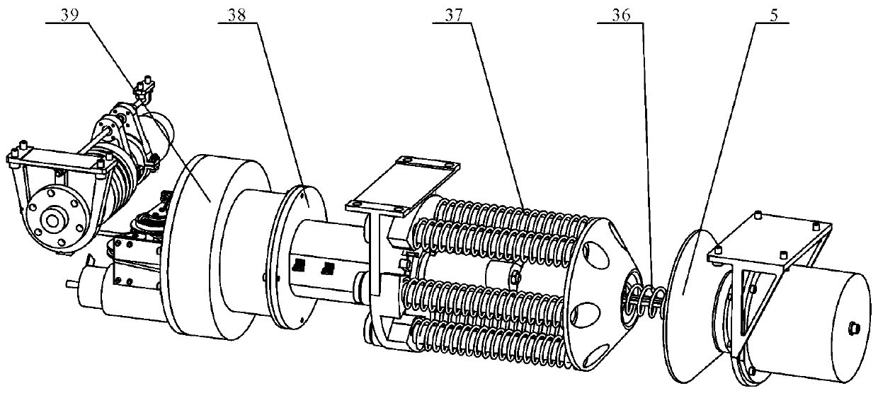 Spacecraft module flexible docking mechanism