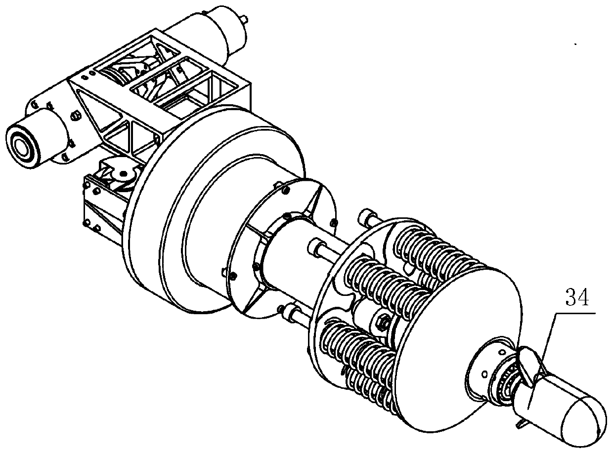Spacecraft module flexible docking mechanism
