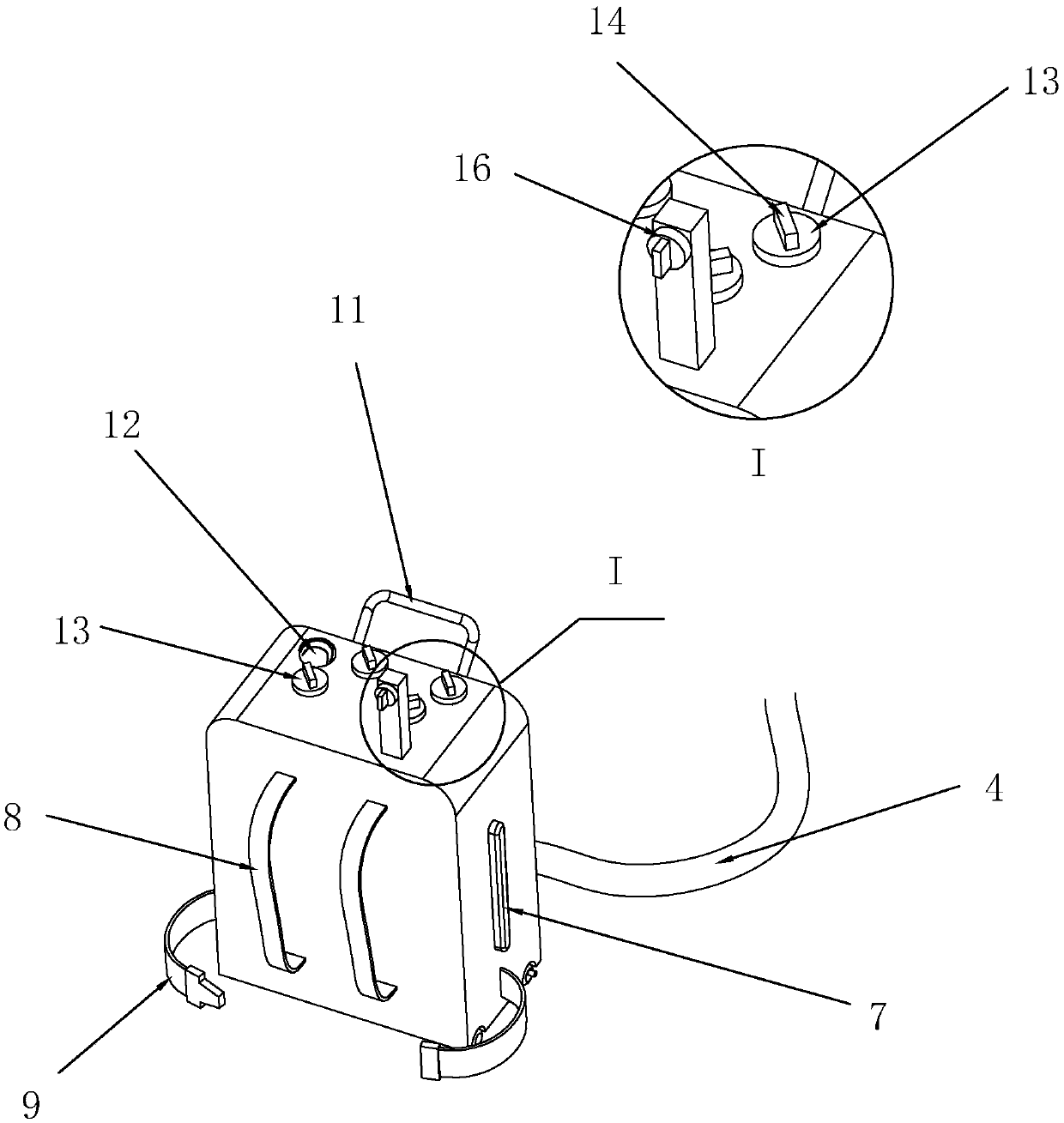 Spraying machine and spraying system with the spraying machine