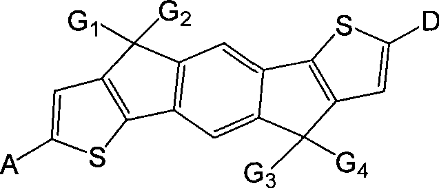 Di-polyindenothiophene derivatives and use thereof