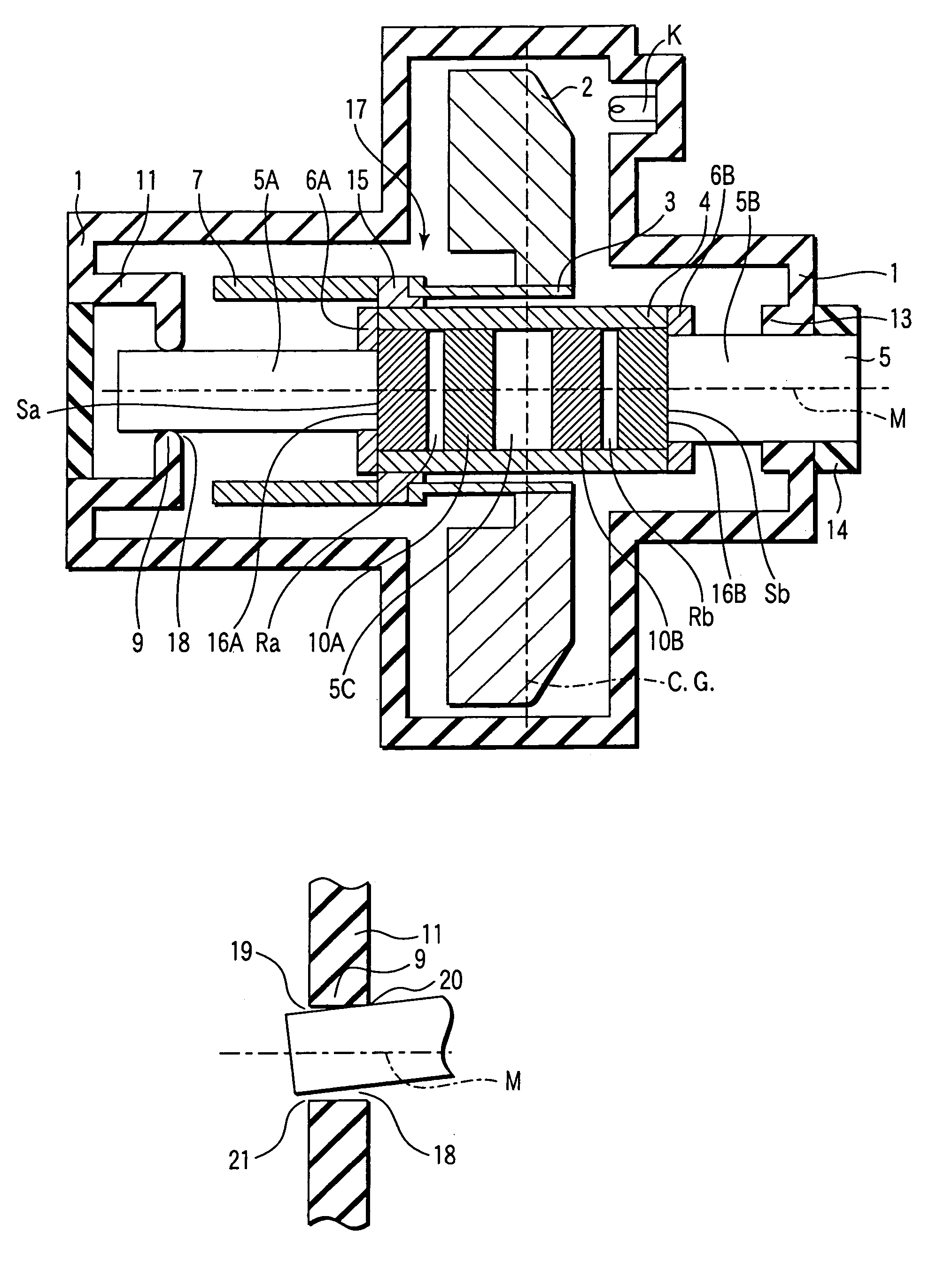 Rotary anode type X-ray tube