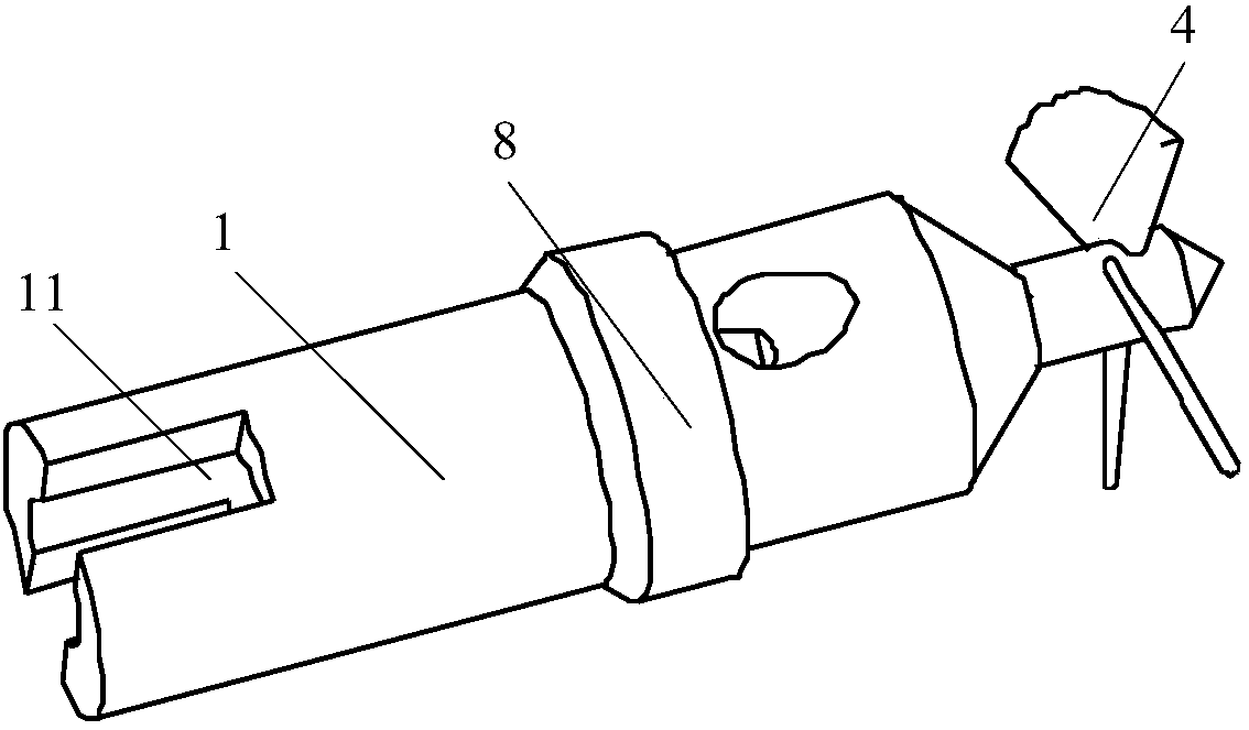 Drill bit used for petroleum well-drilling