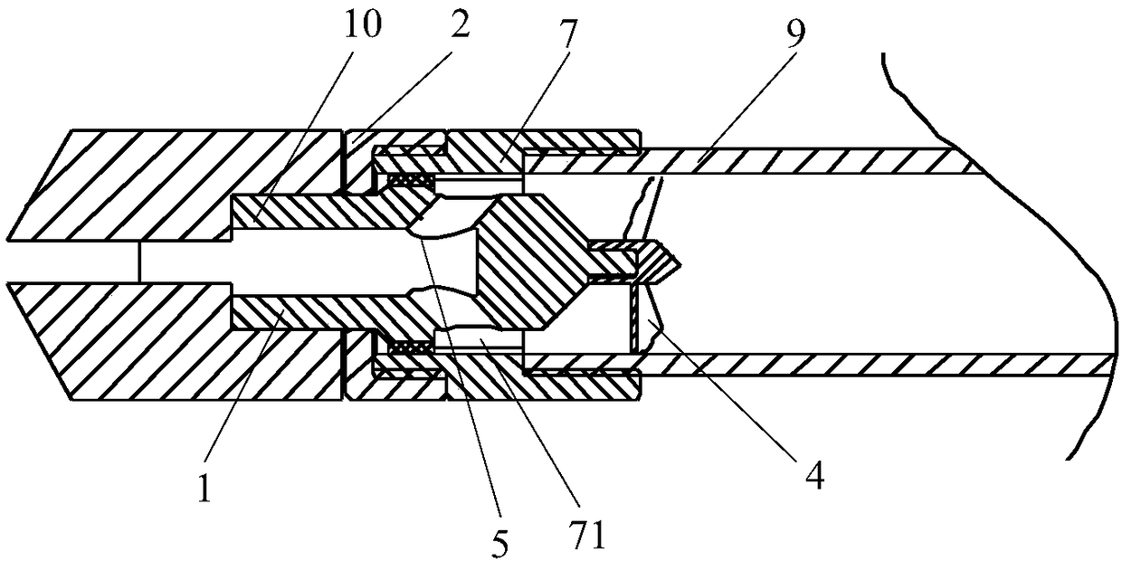 Drill bit used for petroleum well-drilling