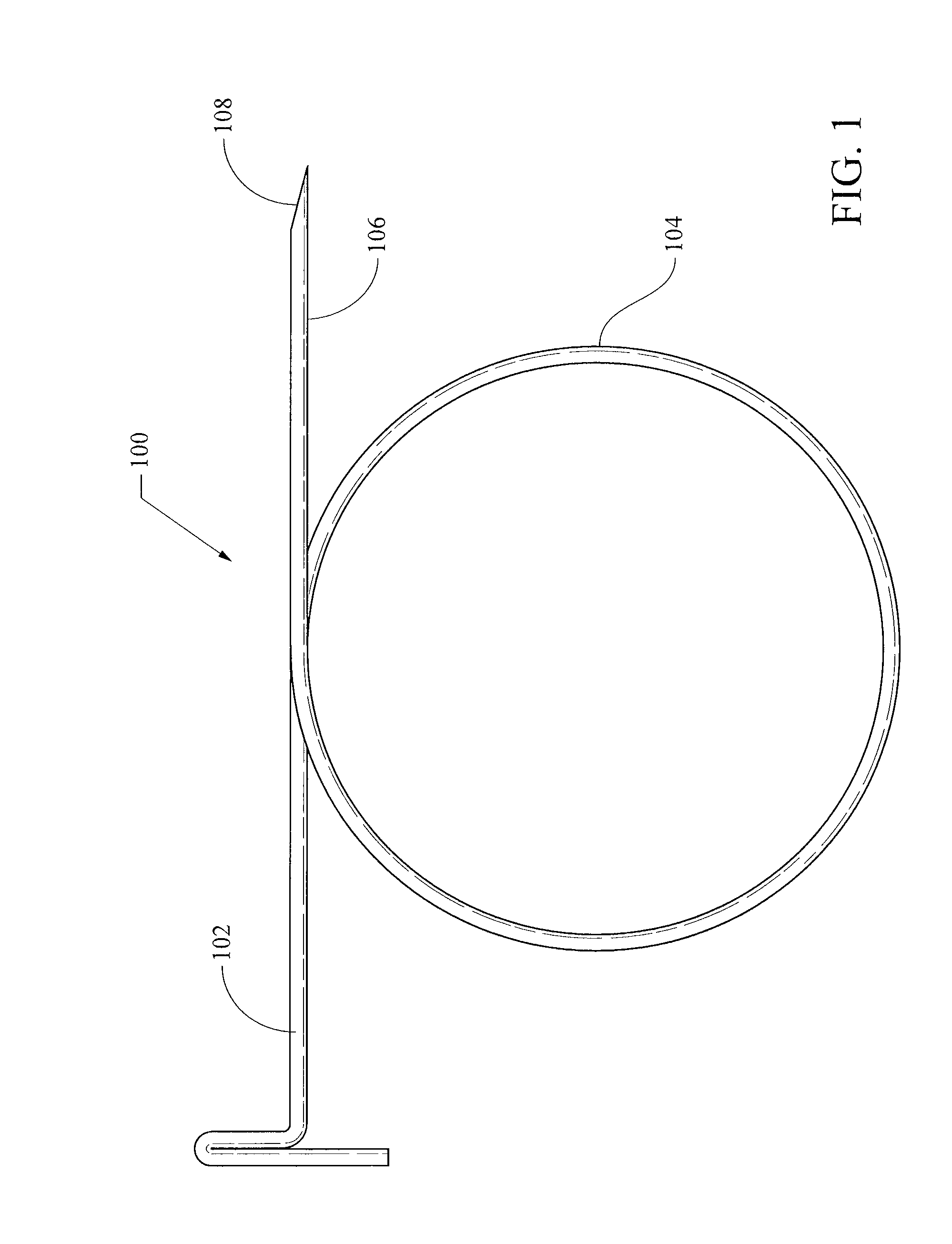 Self-coiling stylet needle device