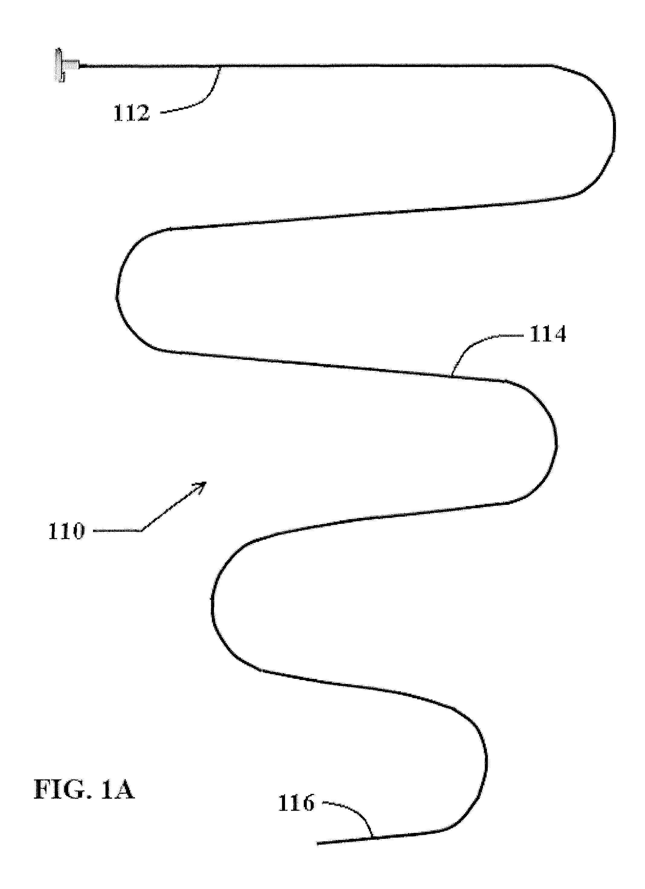 Self-coiling stylet needle device