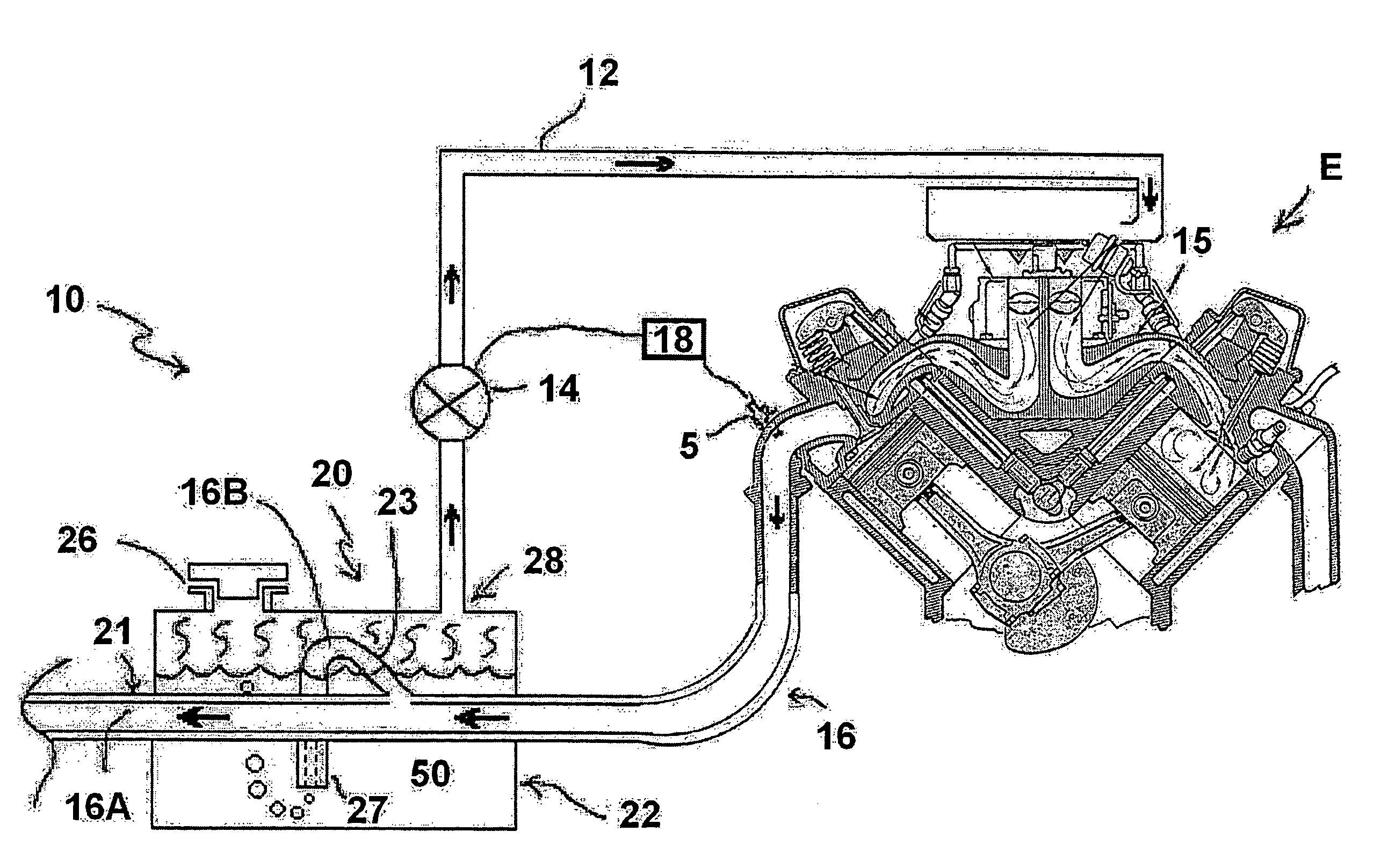 Hydrated EGR system, method and apparatus for reducing harmful exhaust emissions and improving fuel economy