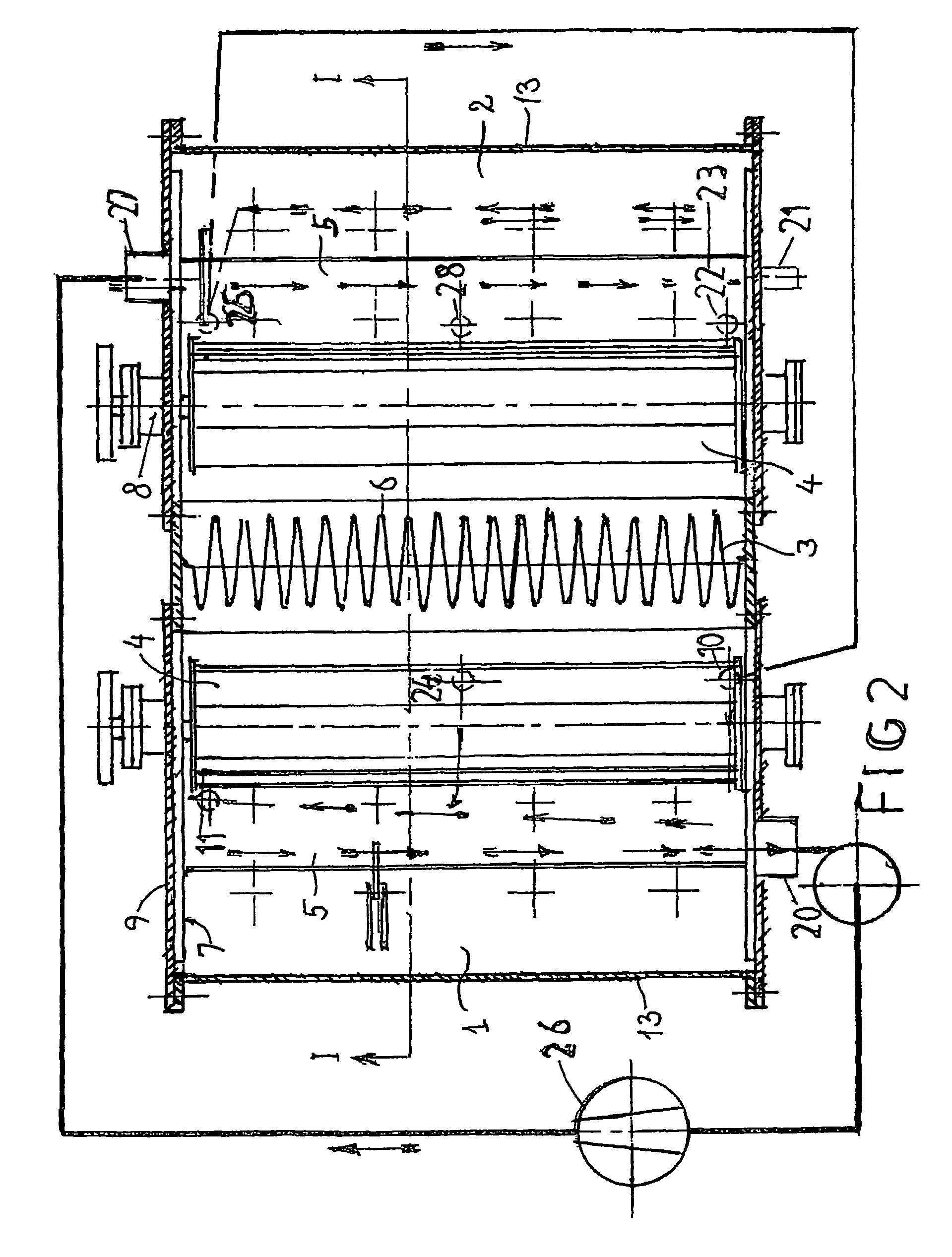 Rectification apparatus using a heat pump