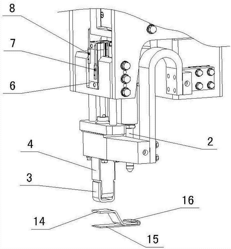 Single-contact spot-welding gun and application thereof