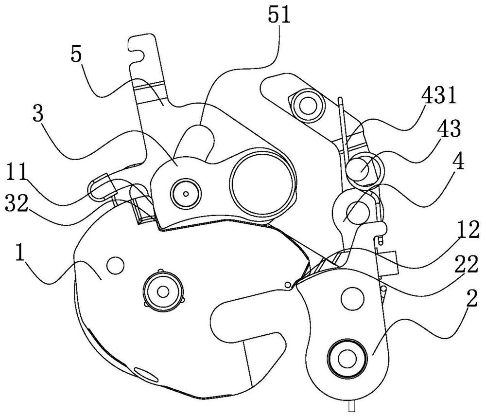 Automobile door lock opening priority mechanism