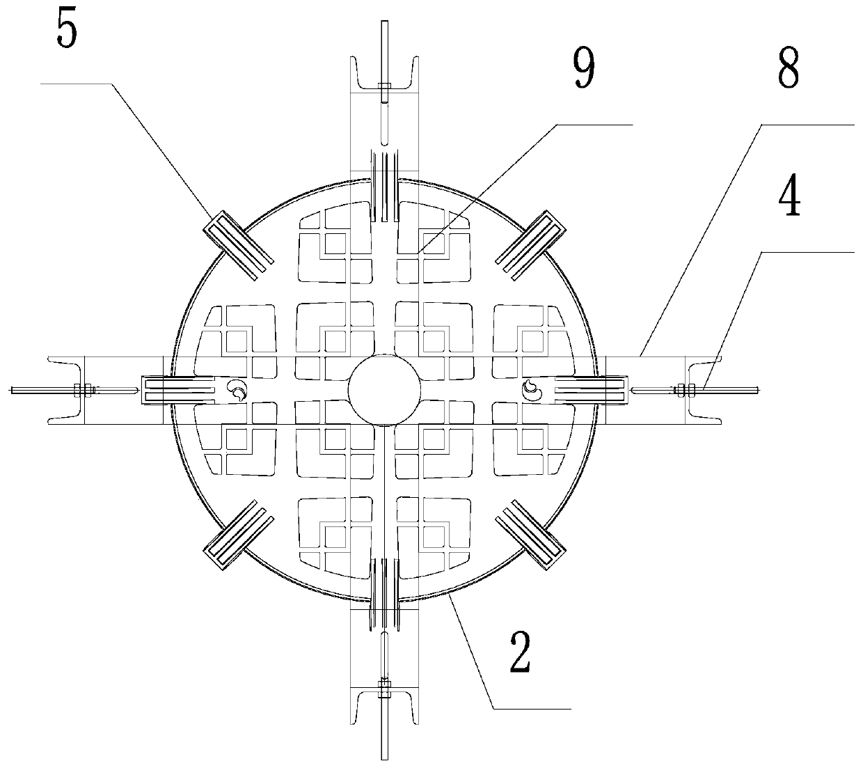 An intelligent inspection well fall prevention device and its application method