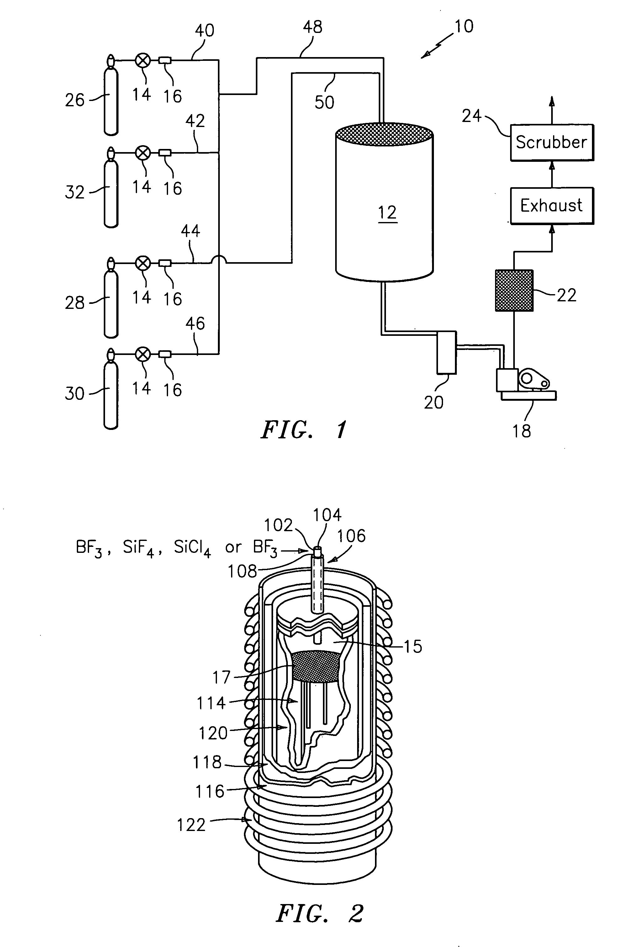 Multilayered boron nitride/silicon nitride fiber coatings