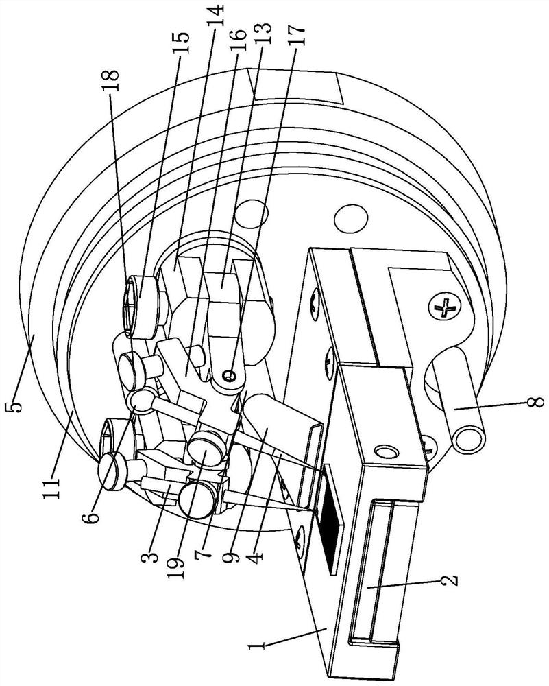 Gas sensitivity characteristic response curve test device