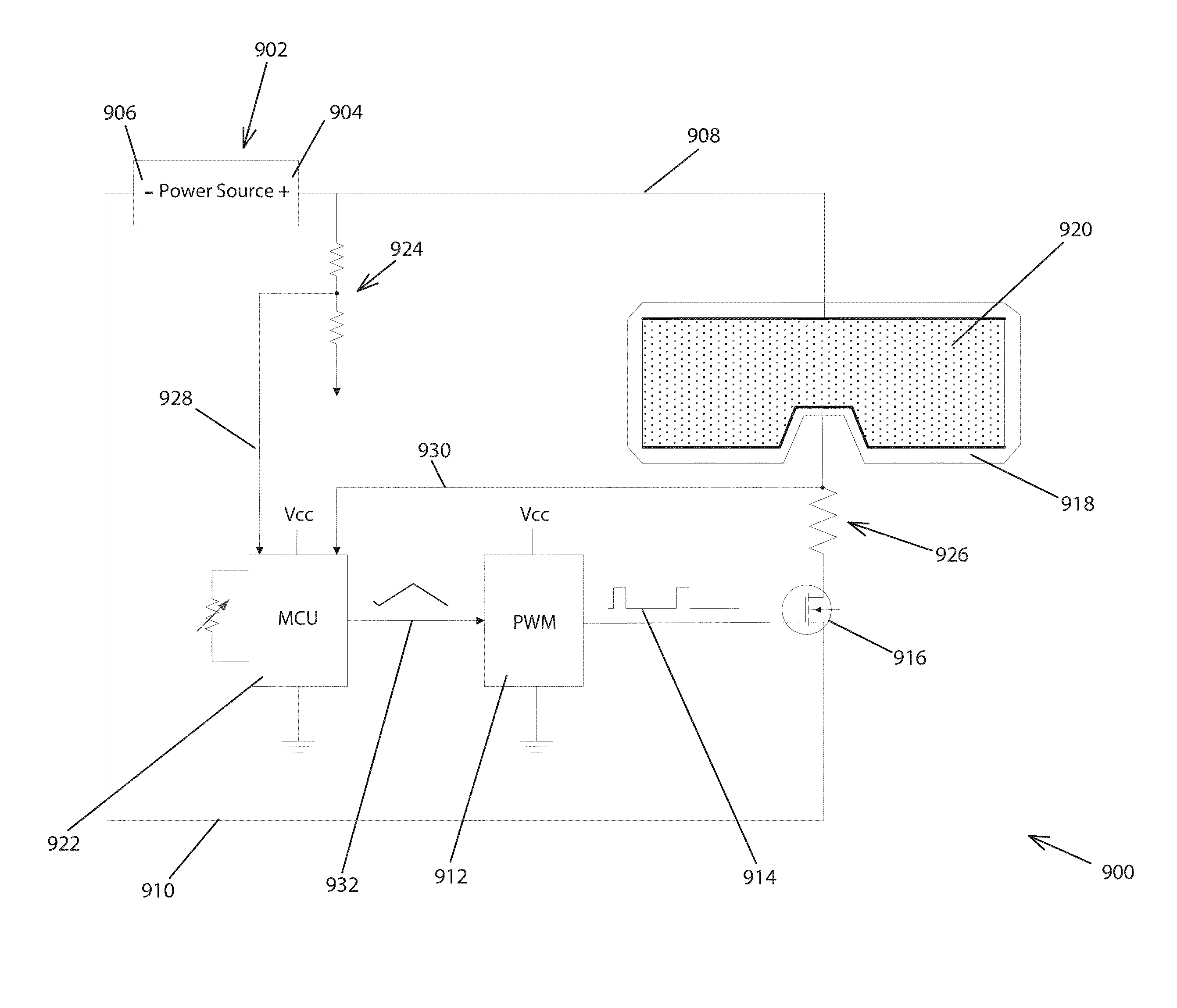 Micro-current sensing auto-adjusting heater system for eye-shield