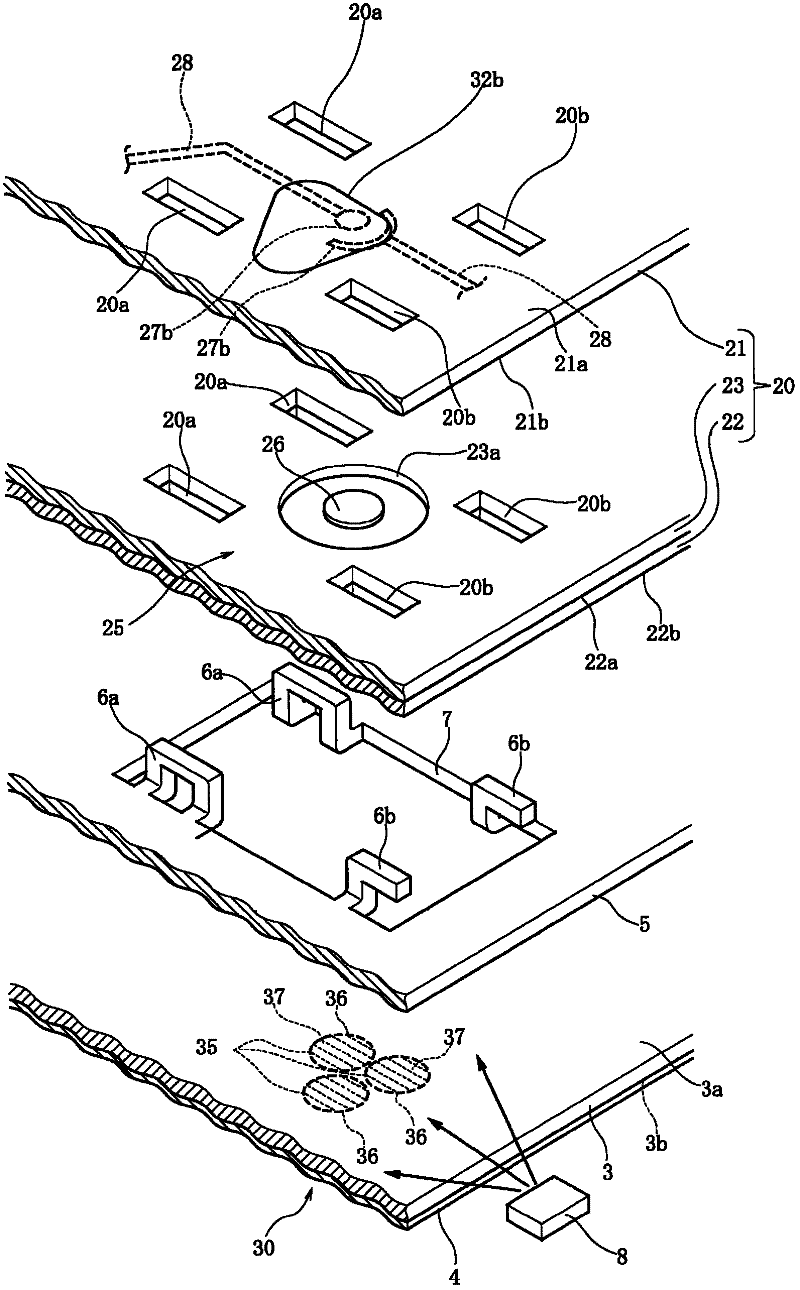 Lighting device and inputting device using the same