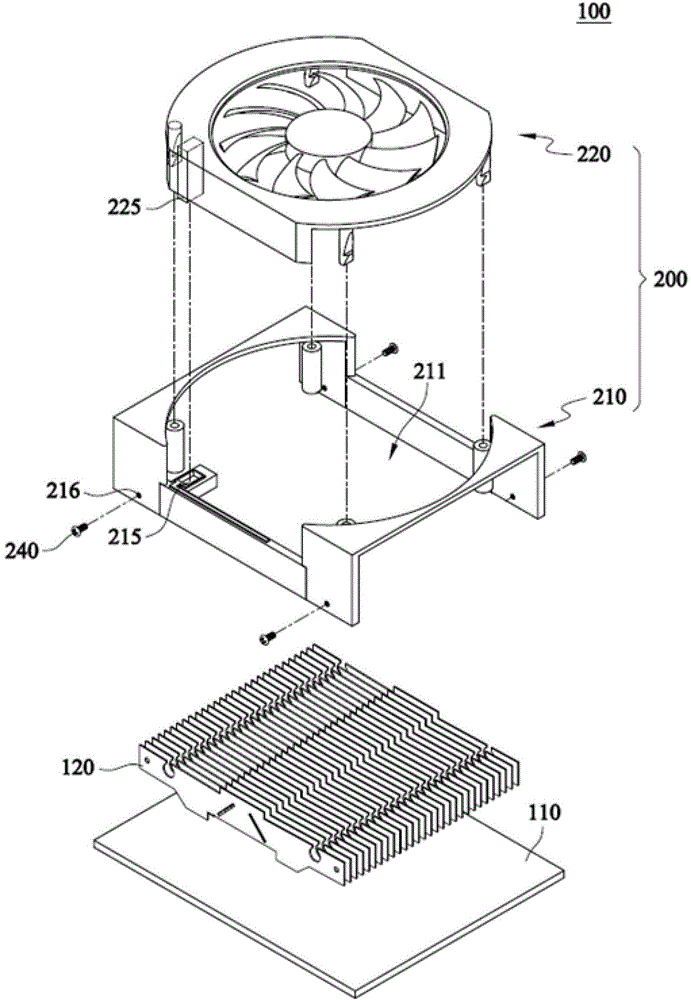 Display card module and fan device thereof