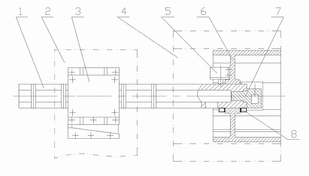 Large-lead nut turning device