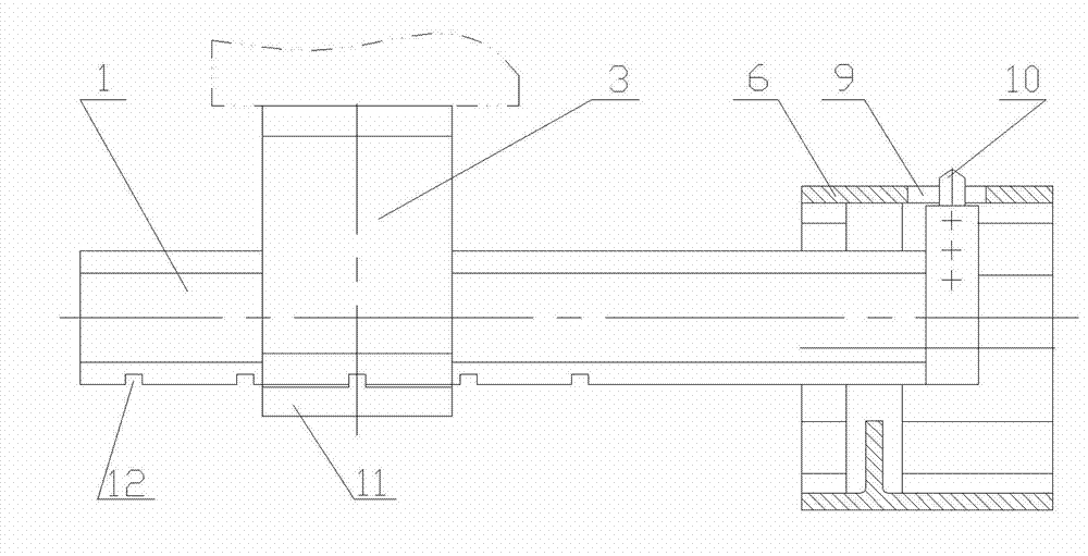 Large-lead nut turning device