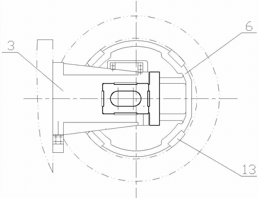 Large-lead nut turning device