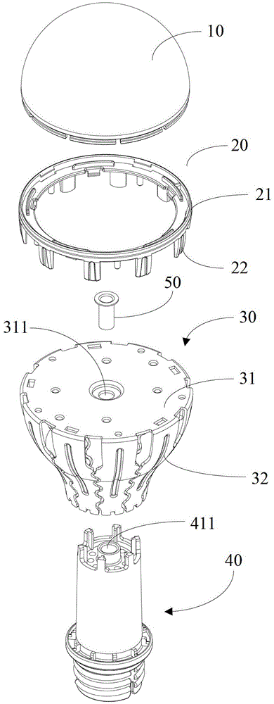 LED (Light Emitting Diode) lamp and heat radiation seat thereof