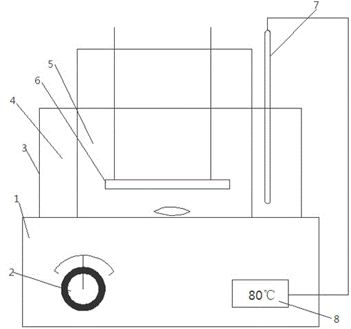 Intermediate-infrared detector and preparation method thereof