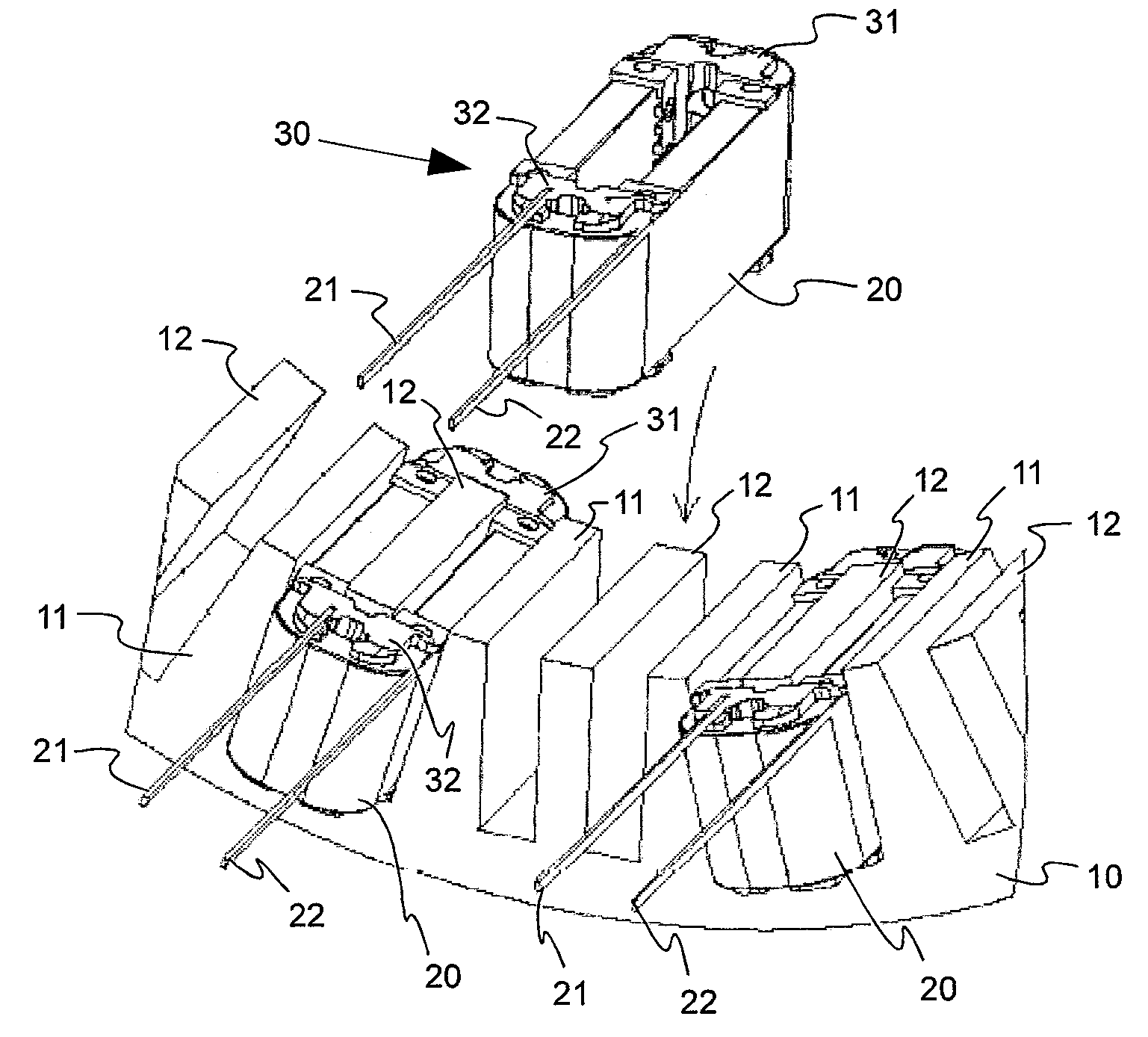 Coil holding member for holding motor coil and method for manufacturing motor stator