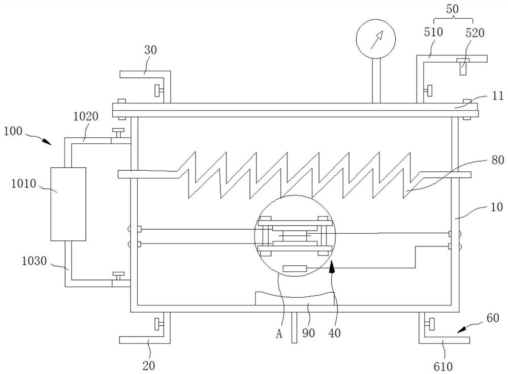 Transformer internal thermal fault simulation experiment device