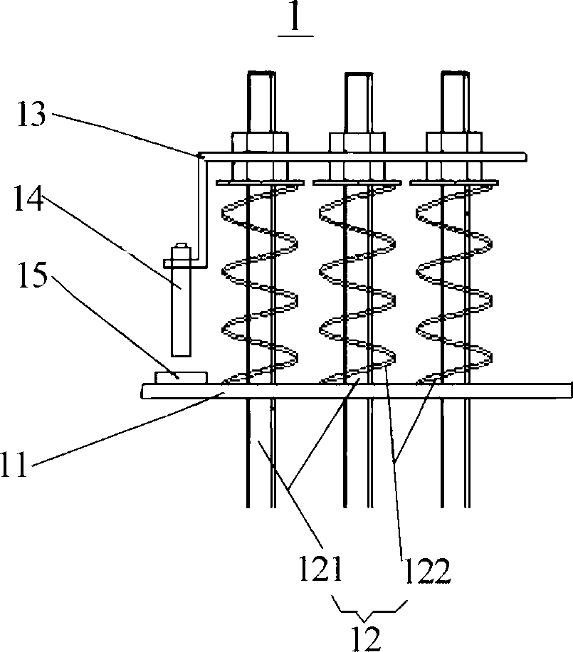 Detector and detection method of elevator overload protection device