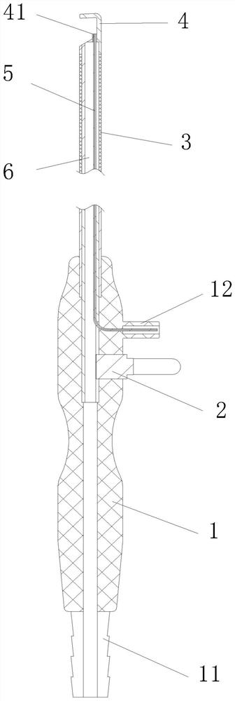 Dripping type suction electric hook for abdominal cavity operation