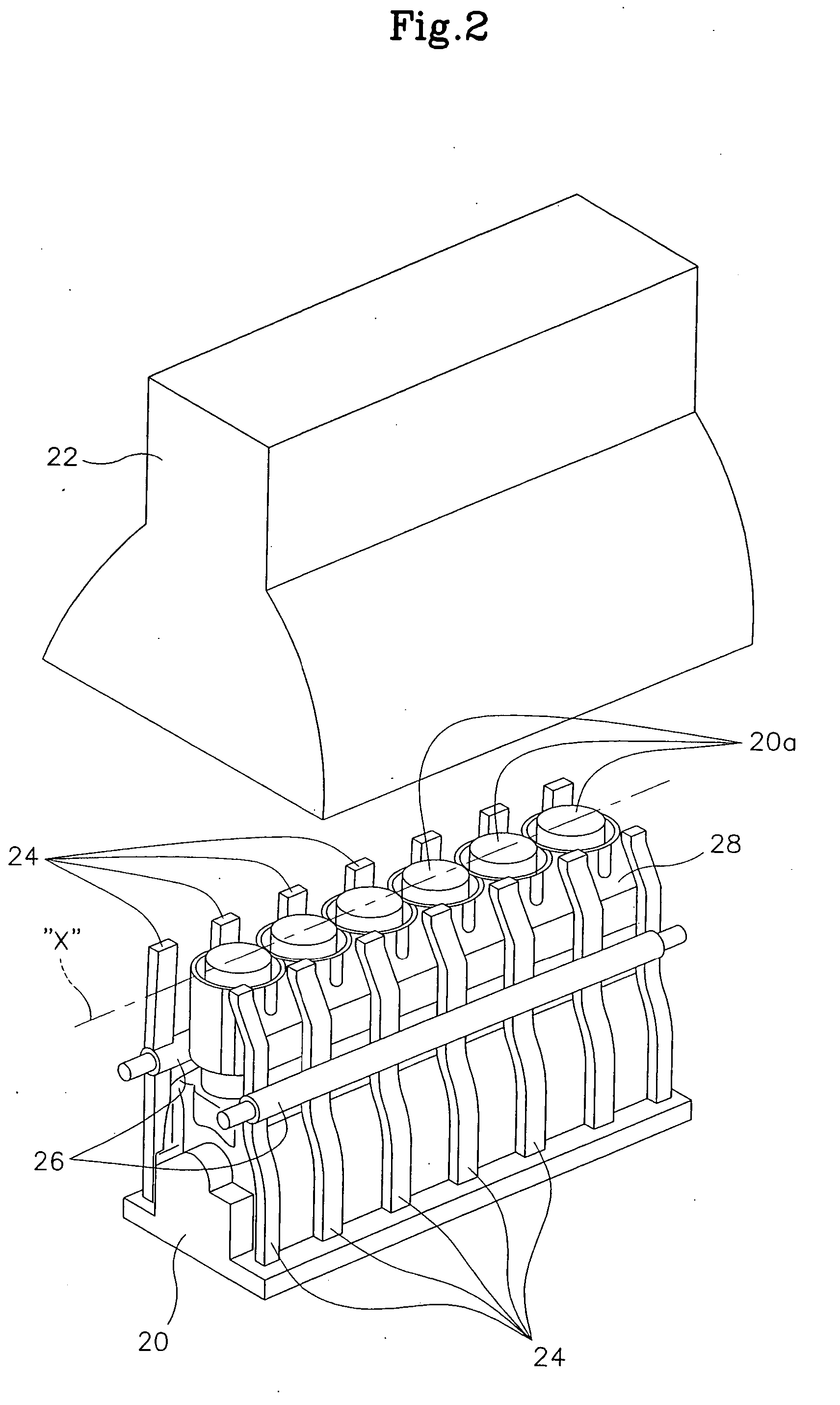 Oil drain passage structure of cylinder block and core structure thereof