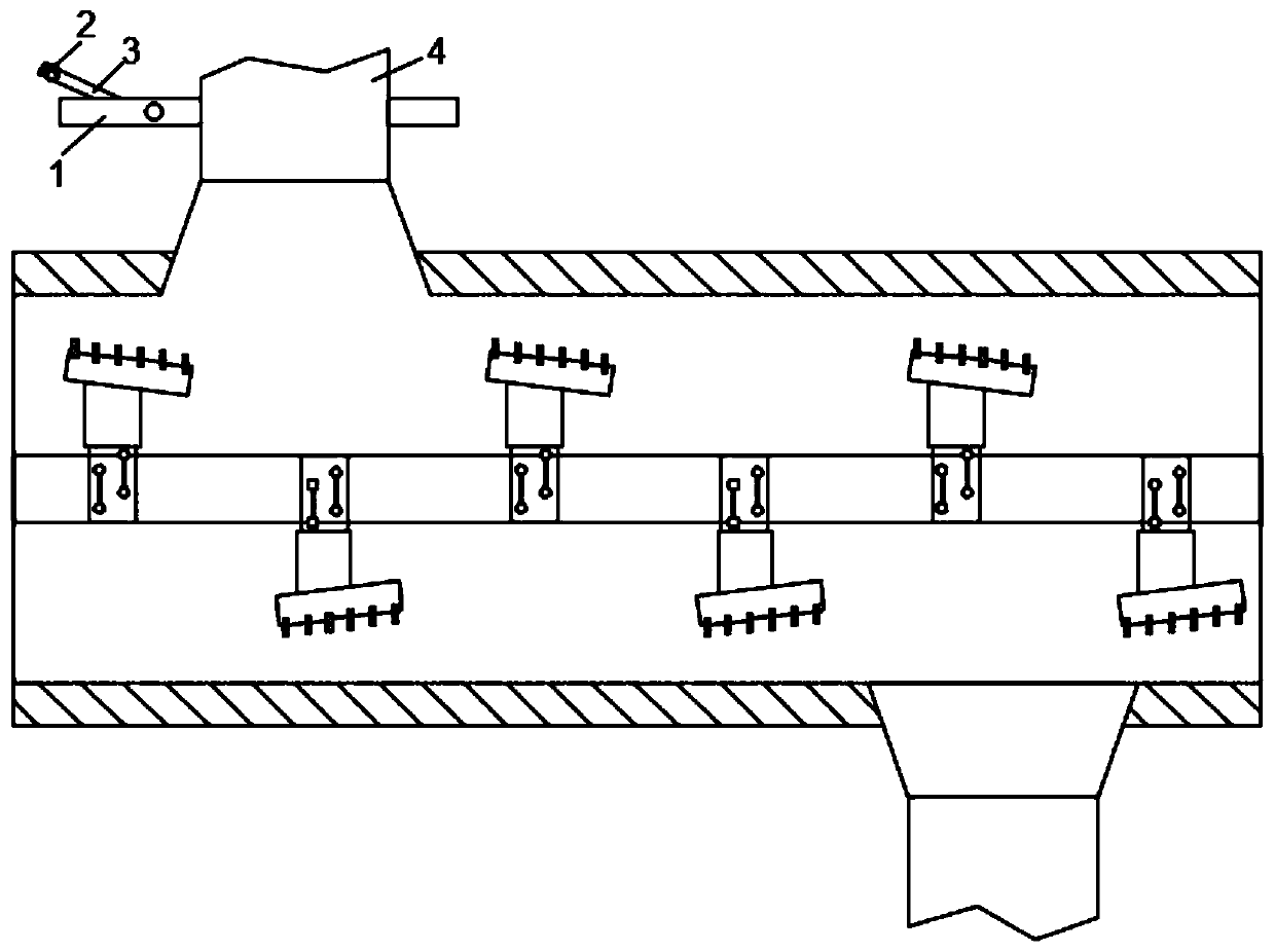 Cooling water atomizing device of powerful cooling machine