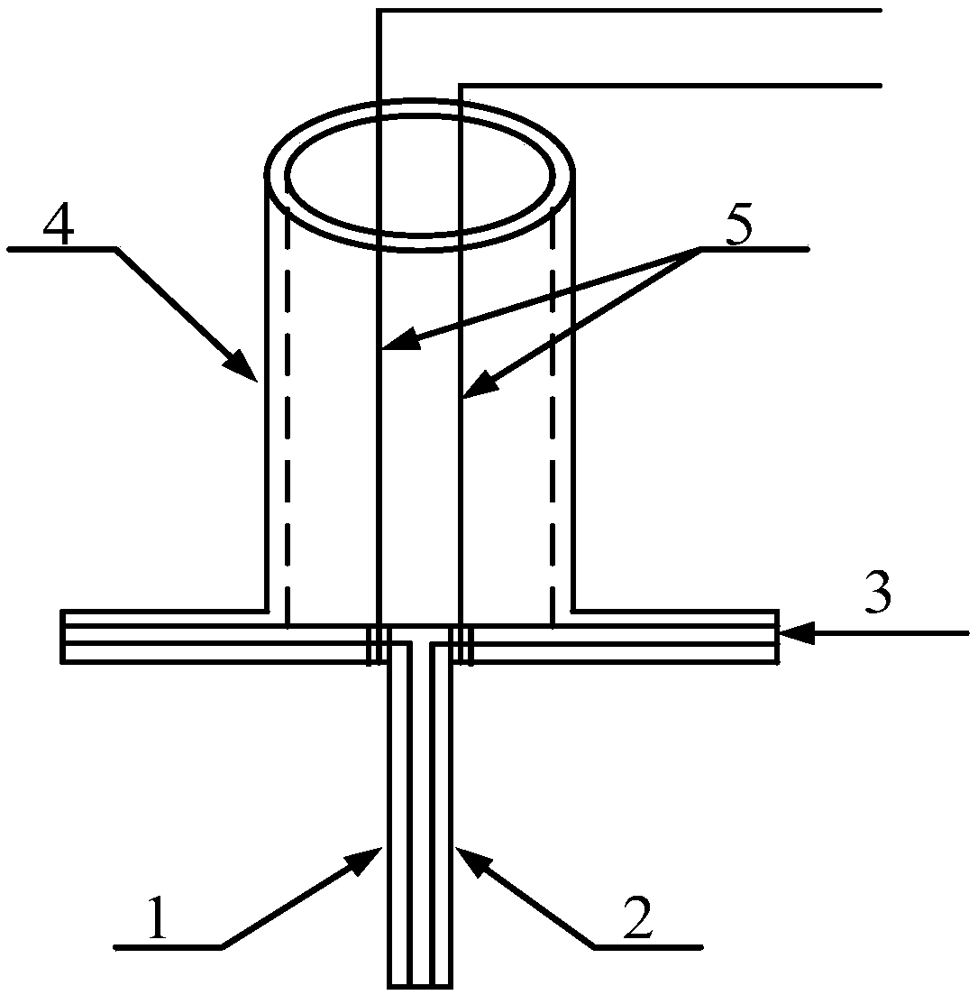 An injected electron collector