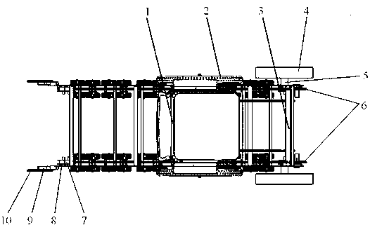 Independent self-help barrier-free wheelchair