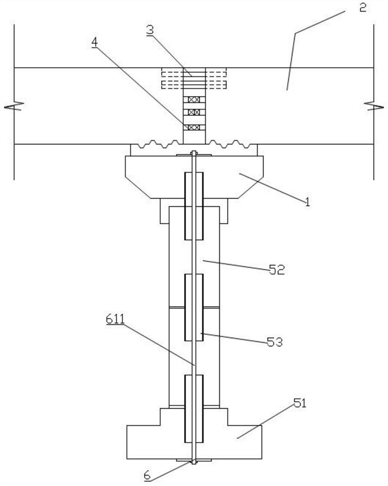 Box girder bridge structure in novel connection mode and combined bridge construction method
