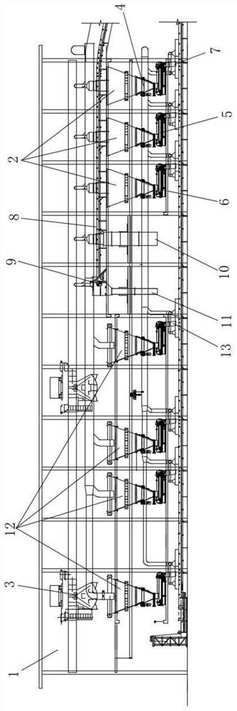 Digestion device and digestion method for free calcium oxide in converter fly ash