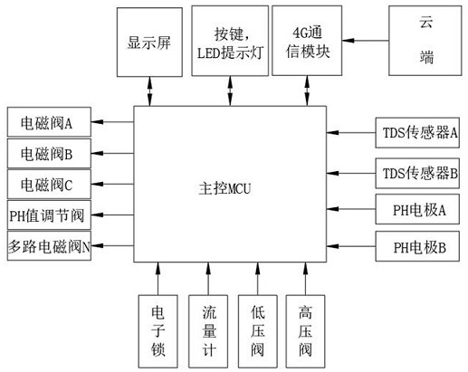 Internet of Things water mineralization system, water mineralization method and selenium enrichment device