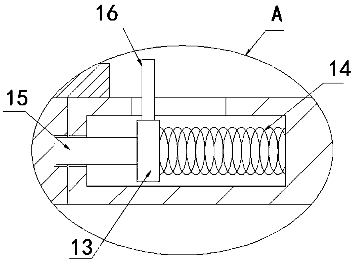 Cooling device used in automobile part machining process