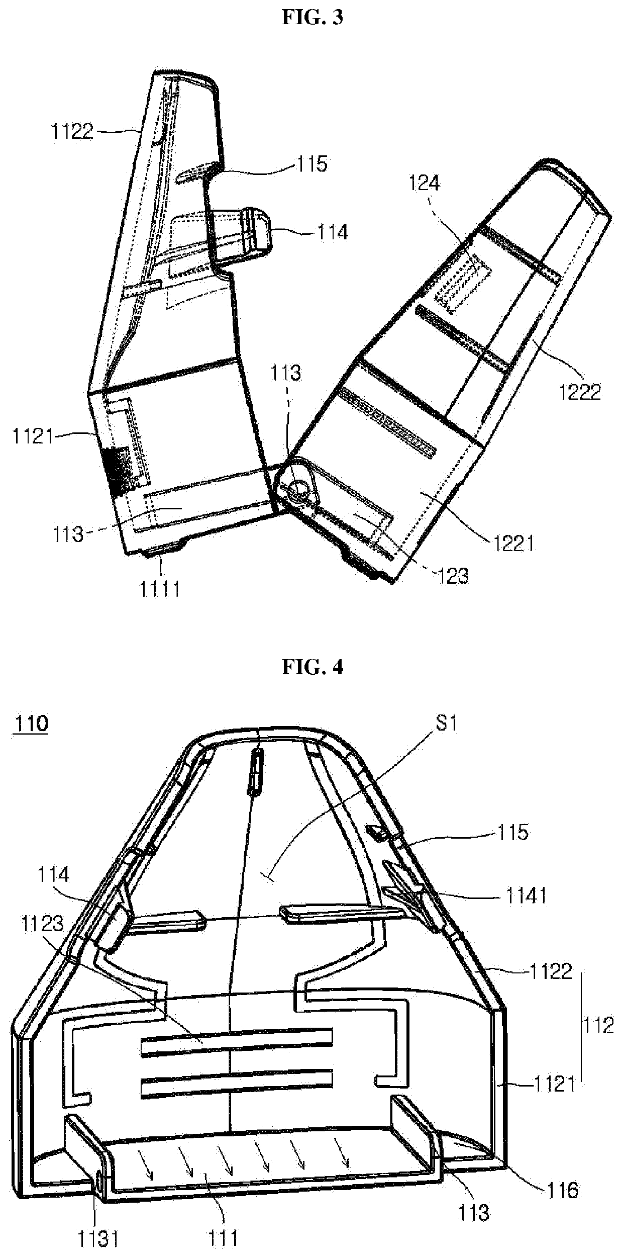 Blade shaver cradle