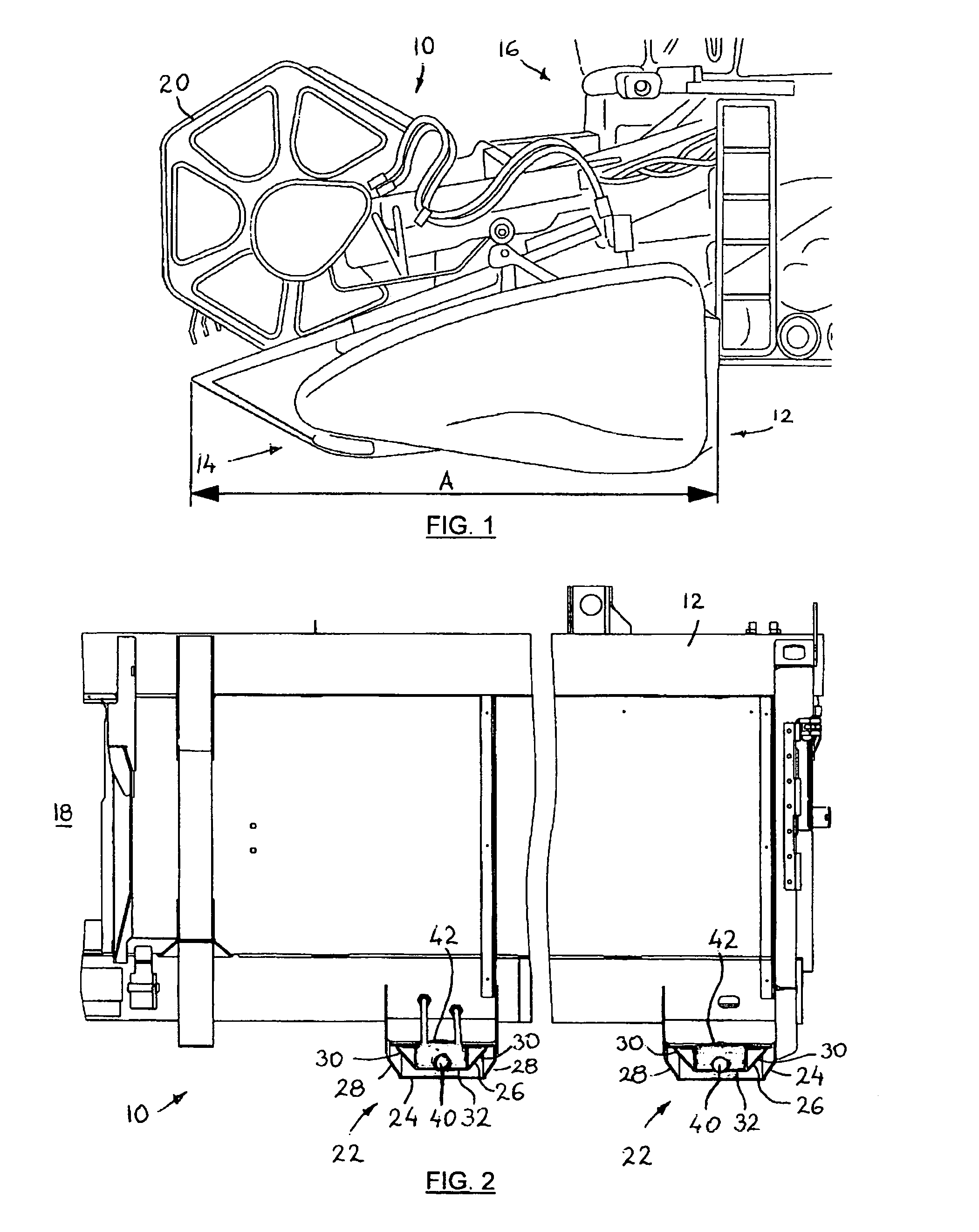 Guides for an extendable harvesting header