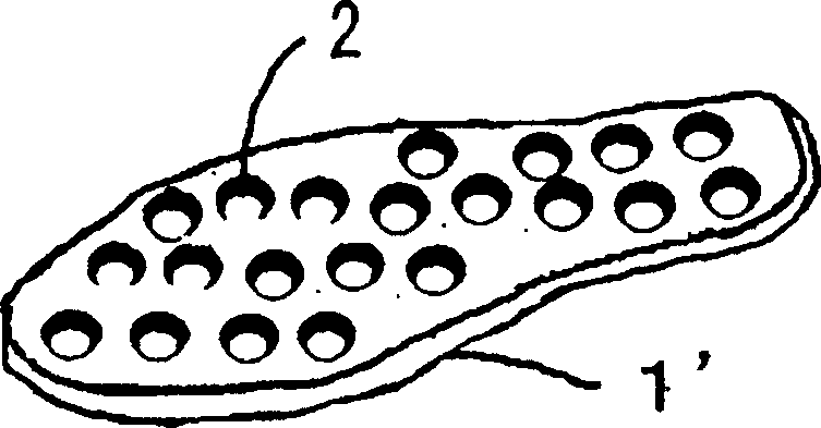 Middle sole and its production process and shoes with the middle sole